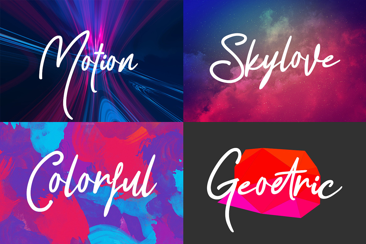 Justinot Infinity Marker Font preview 6