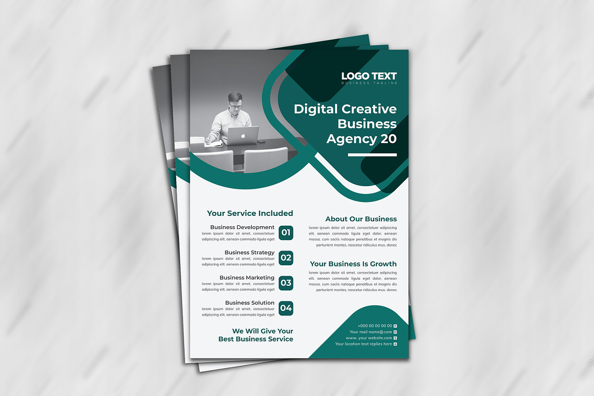 Corporate Business Flyers Bundle, a Flyer Template by MRI STUDIO (Photo 6 of 12)