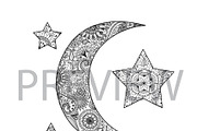 12 Zodiac signs,Sun and Moon, an Animal Illustration by Somjai King (Thumbnail 15 of 15)