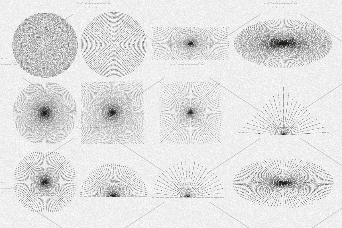 90 Lineart Vector Textures preview 3