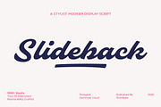 Slideback | Bold & Stylish Script, a Script Font by Glowtype (Thumbnail 1 of 15)