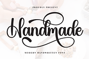 Handmade | Script Font, a Handwritten Font by Scratchones (Thumbnail 1 of 9)
