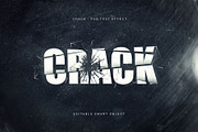 Cracked Text Effect, a Texture Graphic by DesignerCandies (Thumbnail 1 of 4)