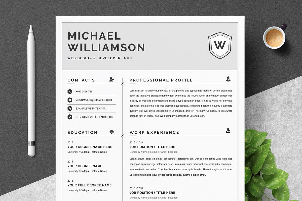 Resume Resume | Clean & Professional, a Resume Template by ResumeInventor