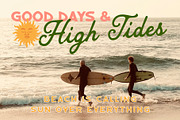 Tropical Splash Vintage Duo, a Script Font by Tyasify (Thumbnail 4 of 15)