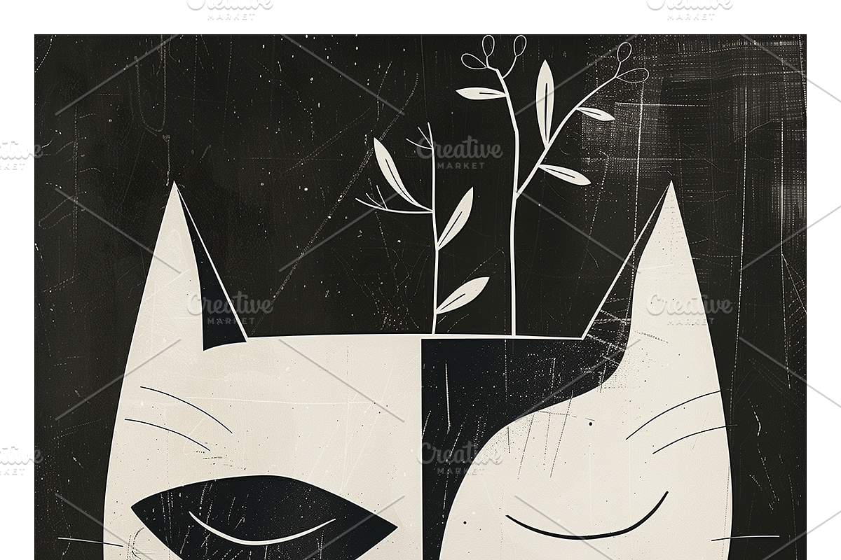 Caat Co - Whimsical Quirky Cats, an Animal Illustration by milatovar (Photo 12 of 20)