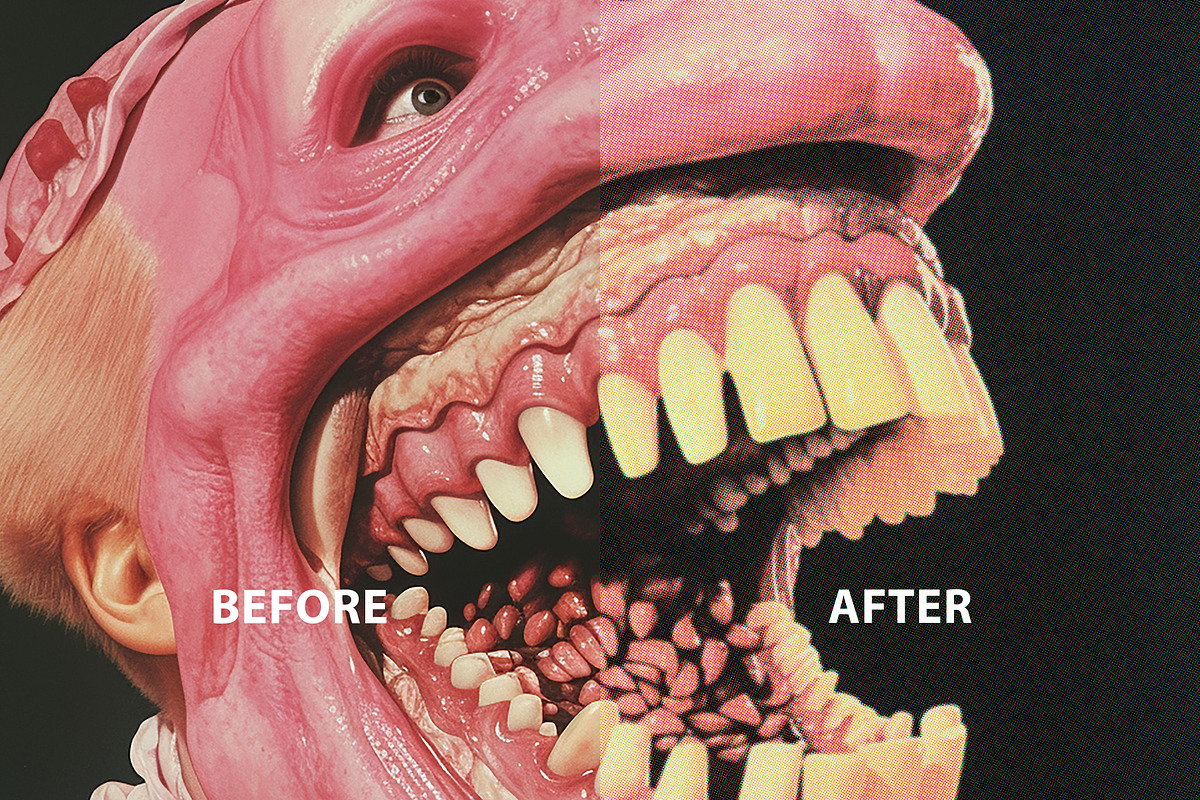 Vintage Printed Actions, an Action Add-On by B/B STUDIO (Photo 6 of 7)