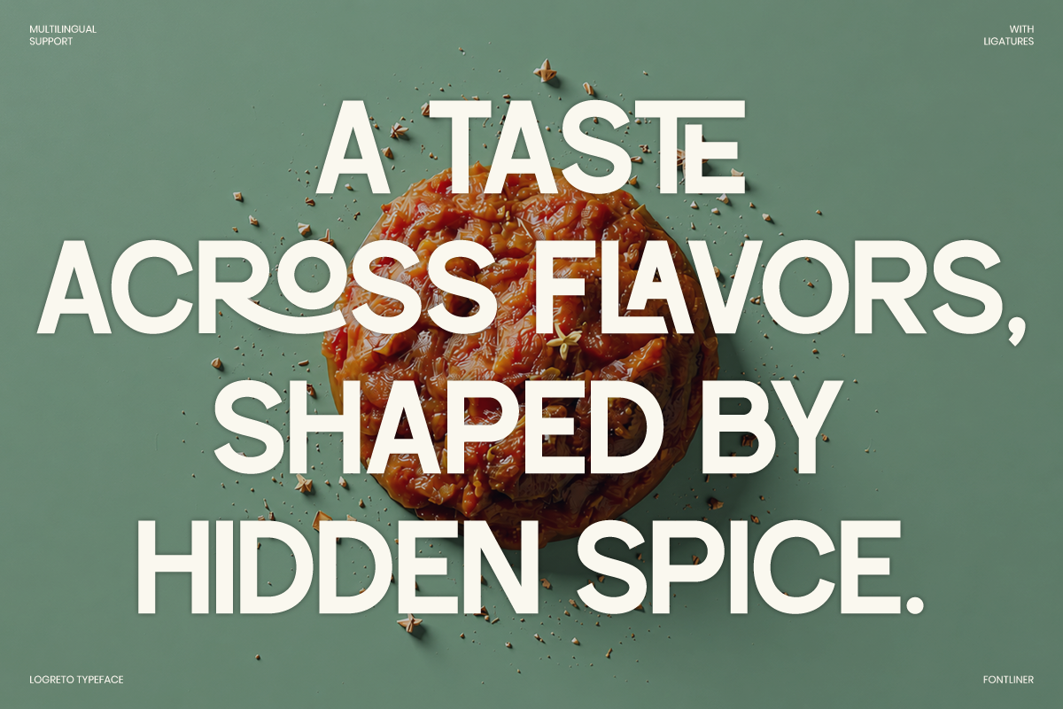 Logreto - Ligature Geometric Font, a Sans Serif Font by Font Liner (Photo 3 of 10)