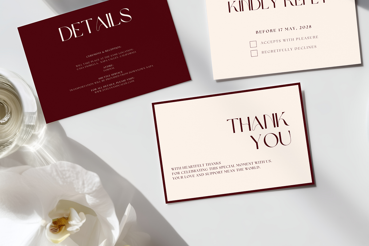 Orchid 3.5x5 RSVP Card Mockup Set, an Advertising Mockup by Serenefeeling (Photo 4 of 6)