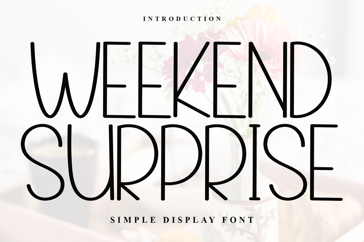 Weekend Surprise, a Serif Font by FreshTypeINK (Photo 1 of 8)