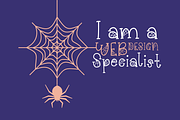 Cobweberly Halloween Spider Web Font, a Serif Font by Dancing with Ink (Thumbnail 18 of 23)