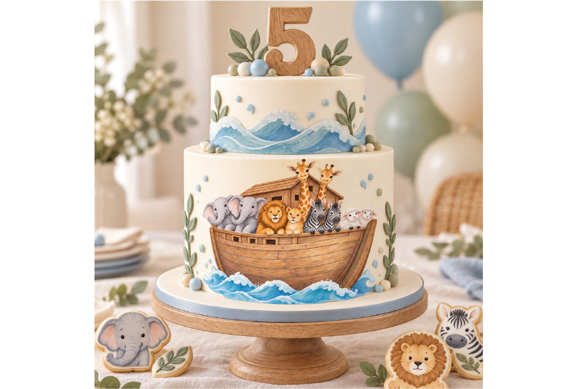Noah’s Ark Clipart Bundle, an Animal Illustration by Villa 11 Estudio (Photo 8 of 8)
