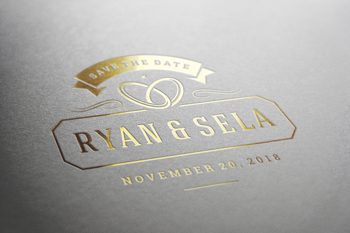 18 Wedding Logos and Badges, a Branding & Logo Template by Vasya Kobelev (Photo 10 of 12)