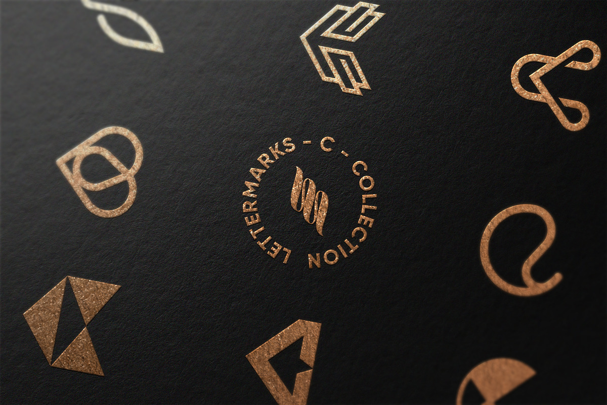 C Lettermarks Collection, a Branding & Logo Template by Musafeer Studio (Photo 1 of 9)