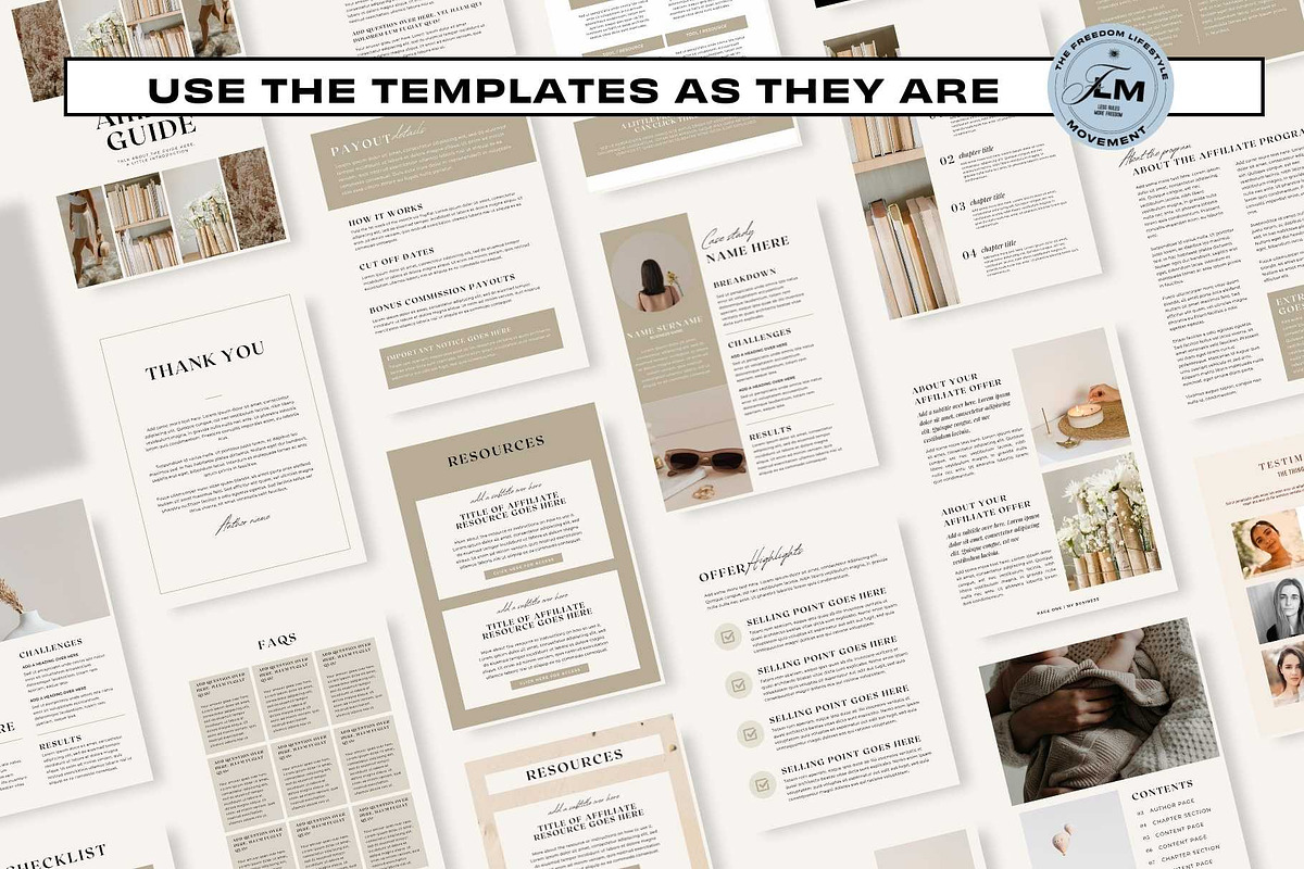 Affiliate Guide - Neutral Aesthetic, a Templates & Theme by Freedom Business Shop (Photo 7 of 11)