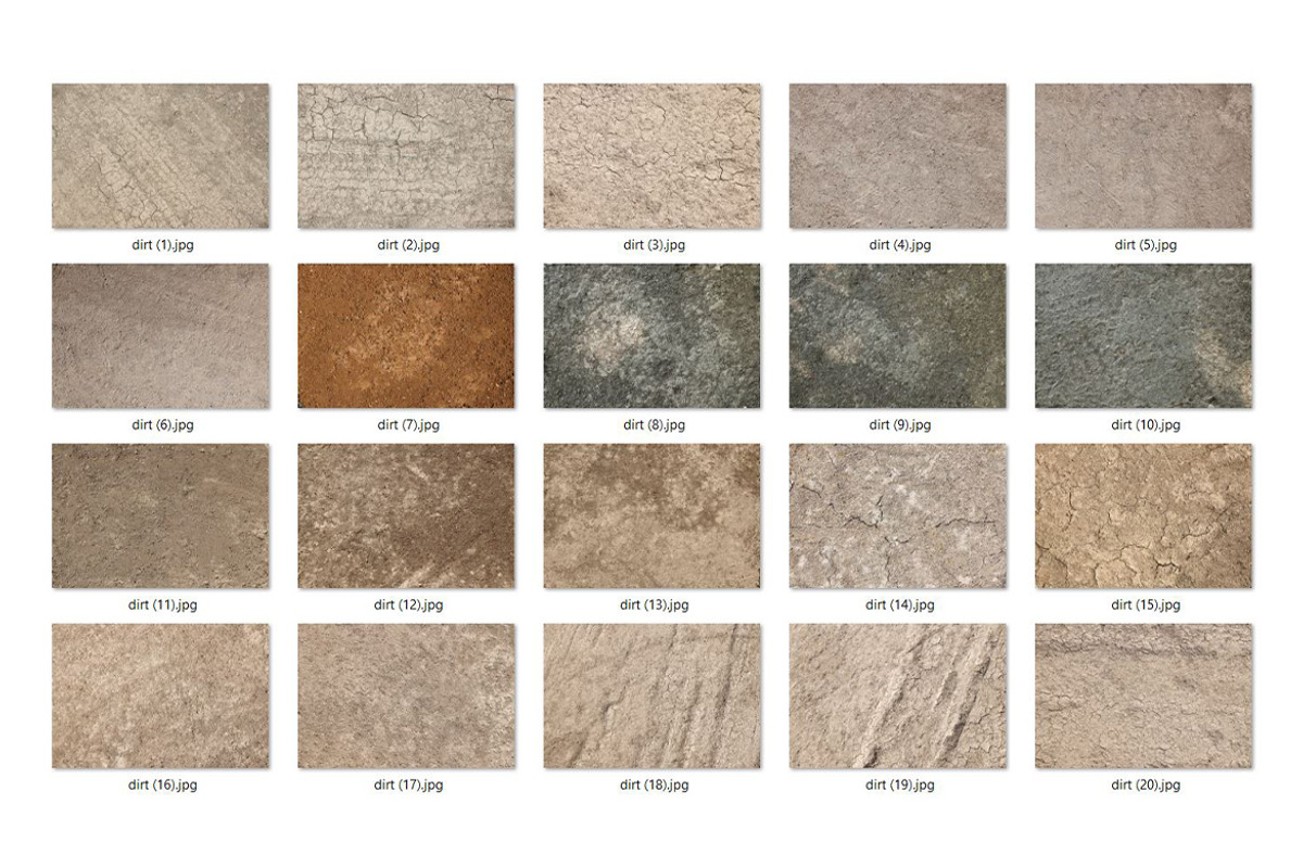 20 Dirt Texture, a Texture Graphic by CCPreset (Photo 2 of 3)