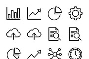 44 Business Presentation Icons, an Outline Icon by adenpinkstore (Thumbnail 5 of 14)