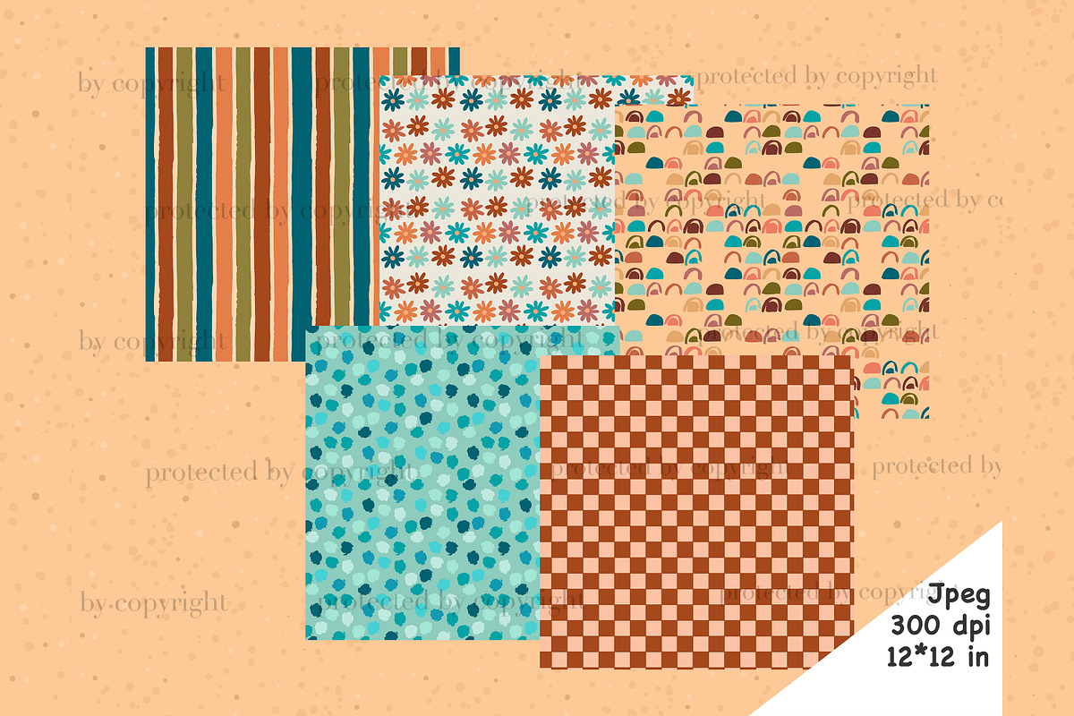 Road Trip Paper, a Pattern Graphic by GlamArtZhanna (Photo 3 of 4)