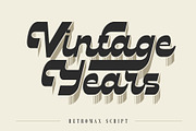 Retromax | Reverse Contrast Script, a Script Font by Debut Studio (Thumbnail 11 of 18)