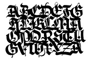 Gothic vector letters, an Object Graphic by GeekClick (Thumbnail 3 of 4)