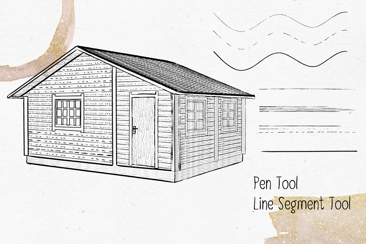 Retro Ink AI Brushes, a Brush Add-On by Leo Studio Design Lab (Photo 3 of 4)
