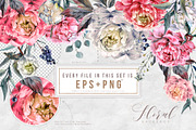 Piano Pastello | Peony Symphony II, a Decorative Illustration by Inna Sinano (Thumbnail 4 of 12)