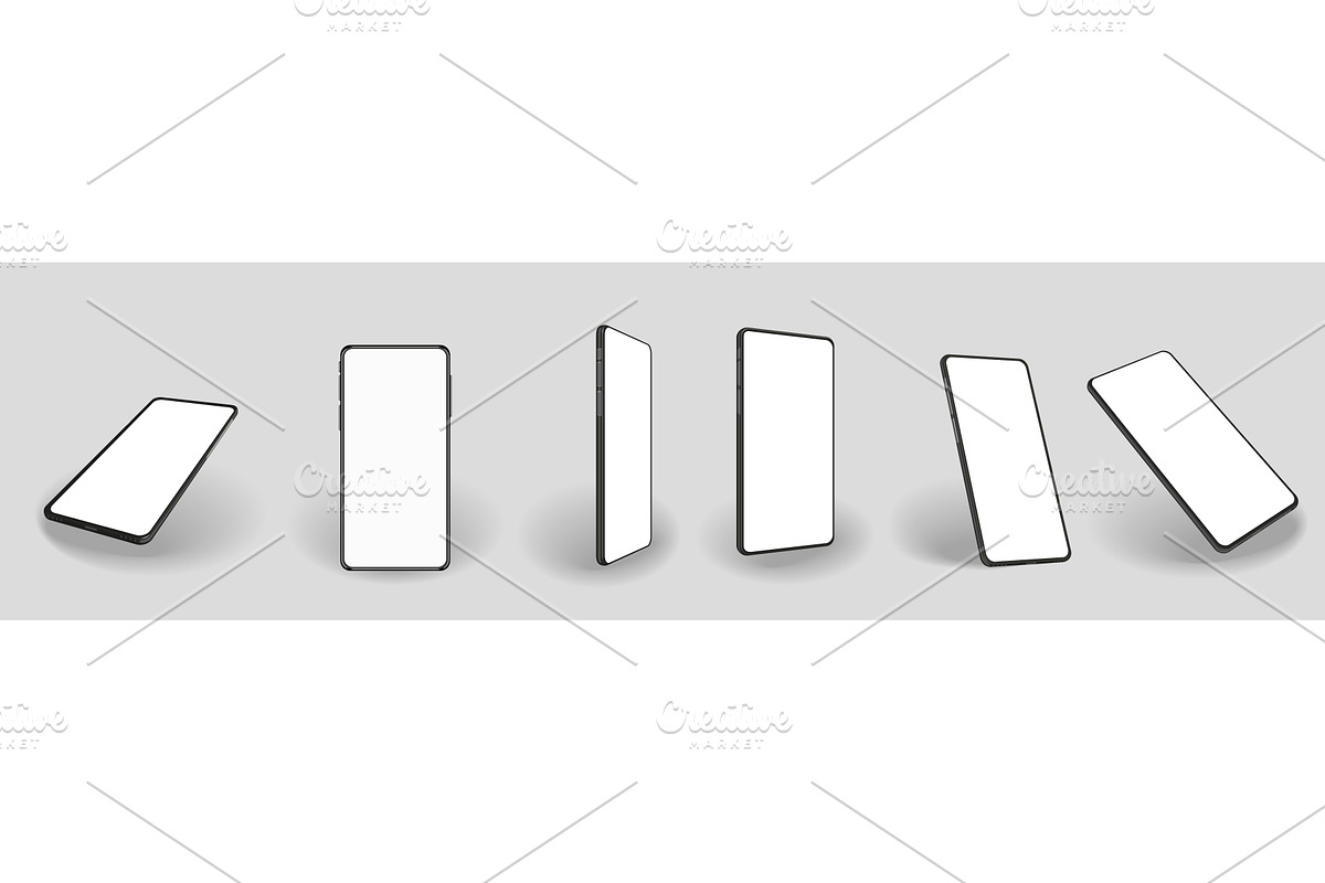 Smartphone mockup with blank, an Object Graphic by Things for designers