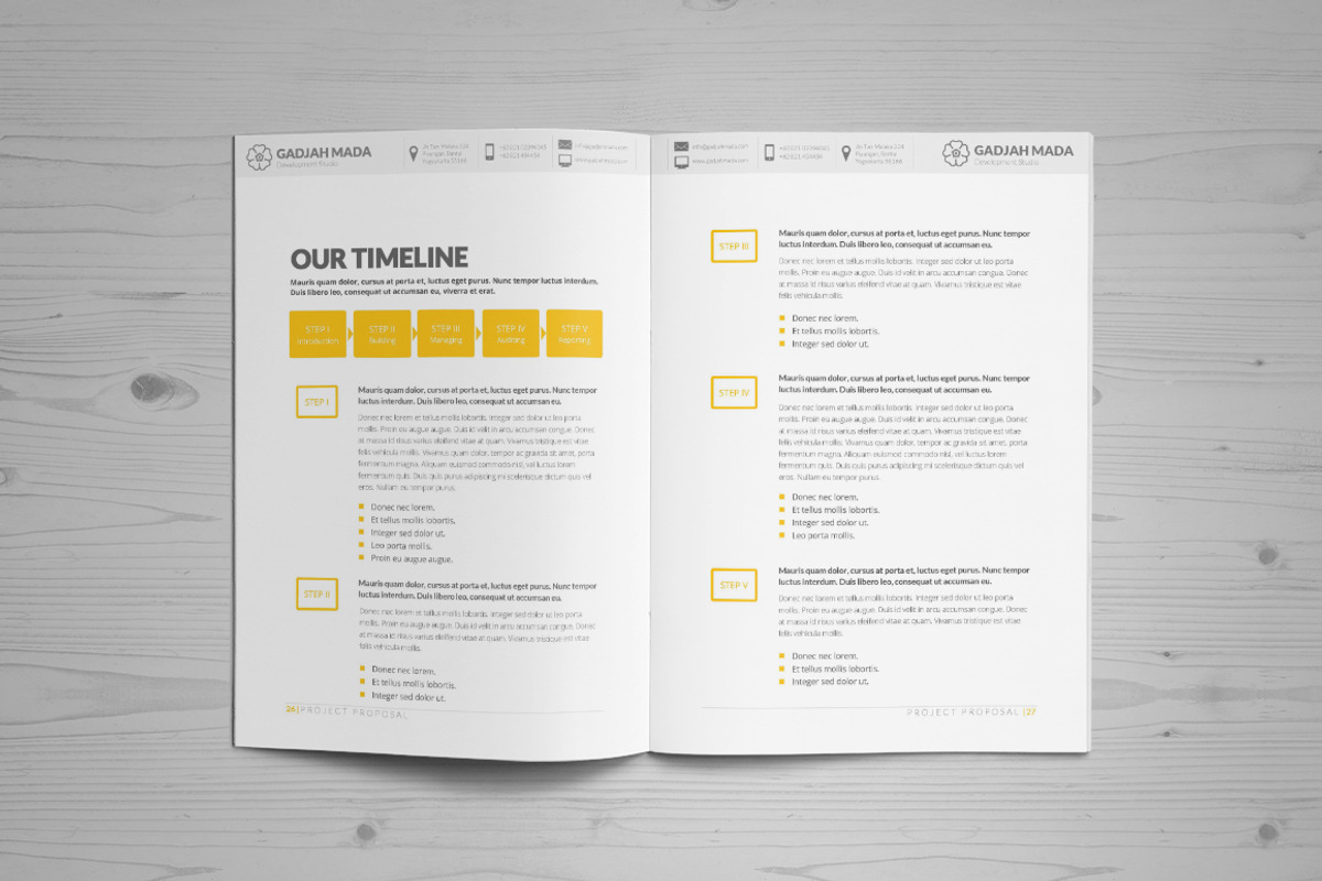 Proposal Template, a Stationery Template by binangkit (Photo 18 of 19)