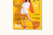 Fashion Magazine Cover Template, a Magazine Template by MightyDesign (Thumbnail 5 of 8)