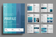 Company Profile Brochure Layout, a Brochure Template by ContestDesign (Thumbnail 1 of 3)