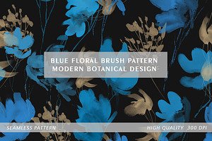 Watercolor Floral Pattern, a Pattern Graphic by MartinShop