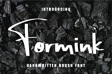 Formink Brush Font