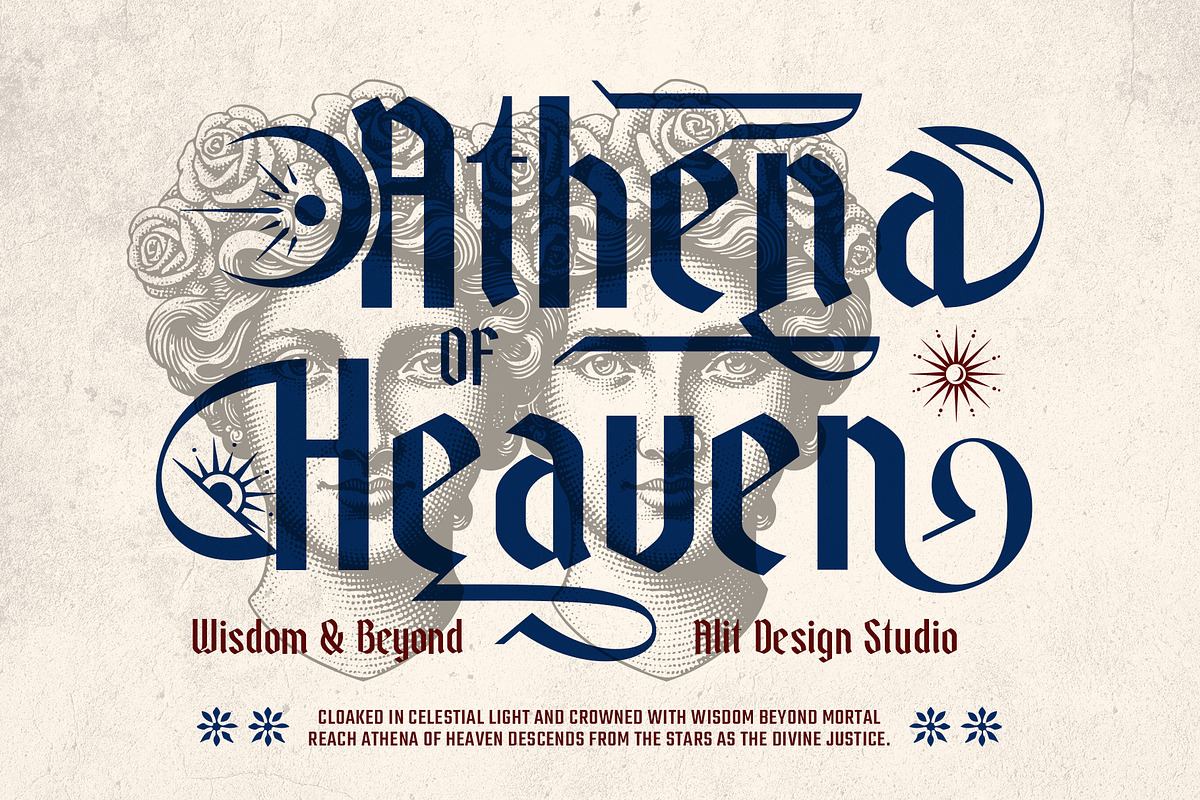 Bright Horse Typeface, a Blackletter Font by alit design (Photo 1 of 17)
