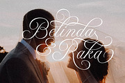 Virgolate - Wedding Font, a Script Font by Letterhend Studio (Thumbnail 6 of 9)