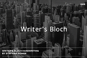 Writer's Bloch Handwriting | Font, a Script Font by Stefanie Madison (Thumbnail 1 of 2)
