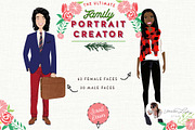 Christmas - Family Portrait Creator, an Illustration by Lauren Lesley Studio (Thumbnail 3 of 14)