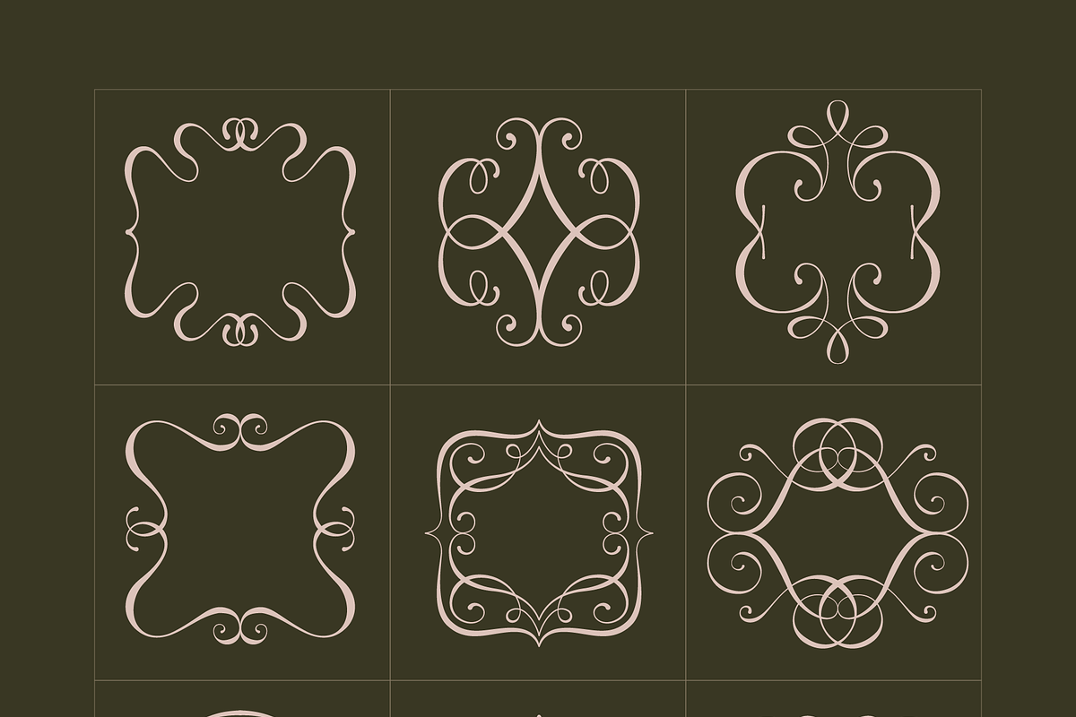 Vector frames and logo templates, an Object Graphic by venimo (Photo 14 of 14)
