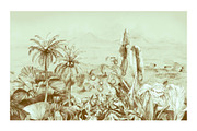 Equatorial. Tropical landscape, a Background Graphic by emeraldthue (Thumbnail 10 of 17)