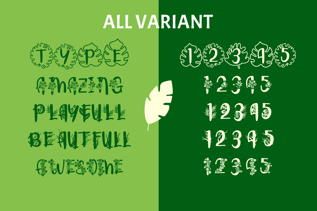 Green Ecosystem - Quirky Nature Font, a Font by PutraCetol Studio