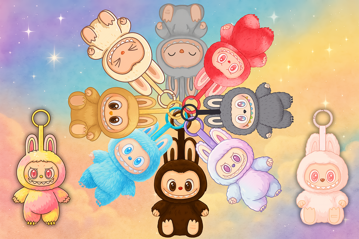 LABUBU Rainbow Characters, an Object Illustration by MarisoArt (Photo 3 of 6)
