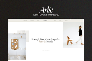 Arlie: Squarespace 7.1 Template