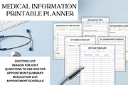 Medical Planner Organizer Journal, a Stationery Template by Pixels N Bows (Thumbnail 1 of 3)