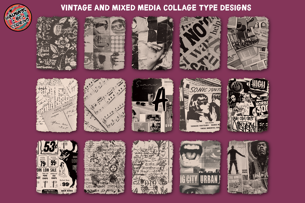 Procreate Vintage Patterns Brush Set, a Brush Add-On by AlwaysBeColoring (Photo 3 of 9)