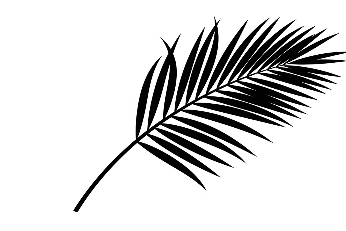 Stylish tropical palm wall decor, an Illustration by Amazin_art (Photo 30 of 33)