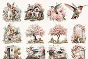 Floral Lifestyle Clipart Bundle, an Object Illustration by BusyDaydesign (Thumbnail 2 of 9)