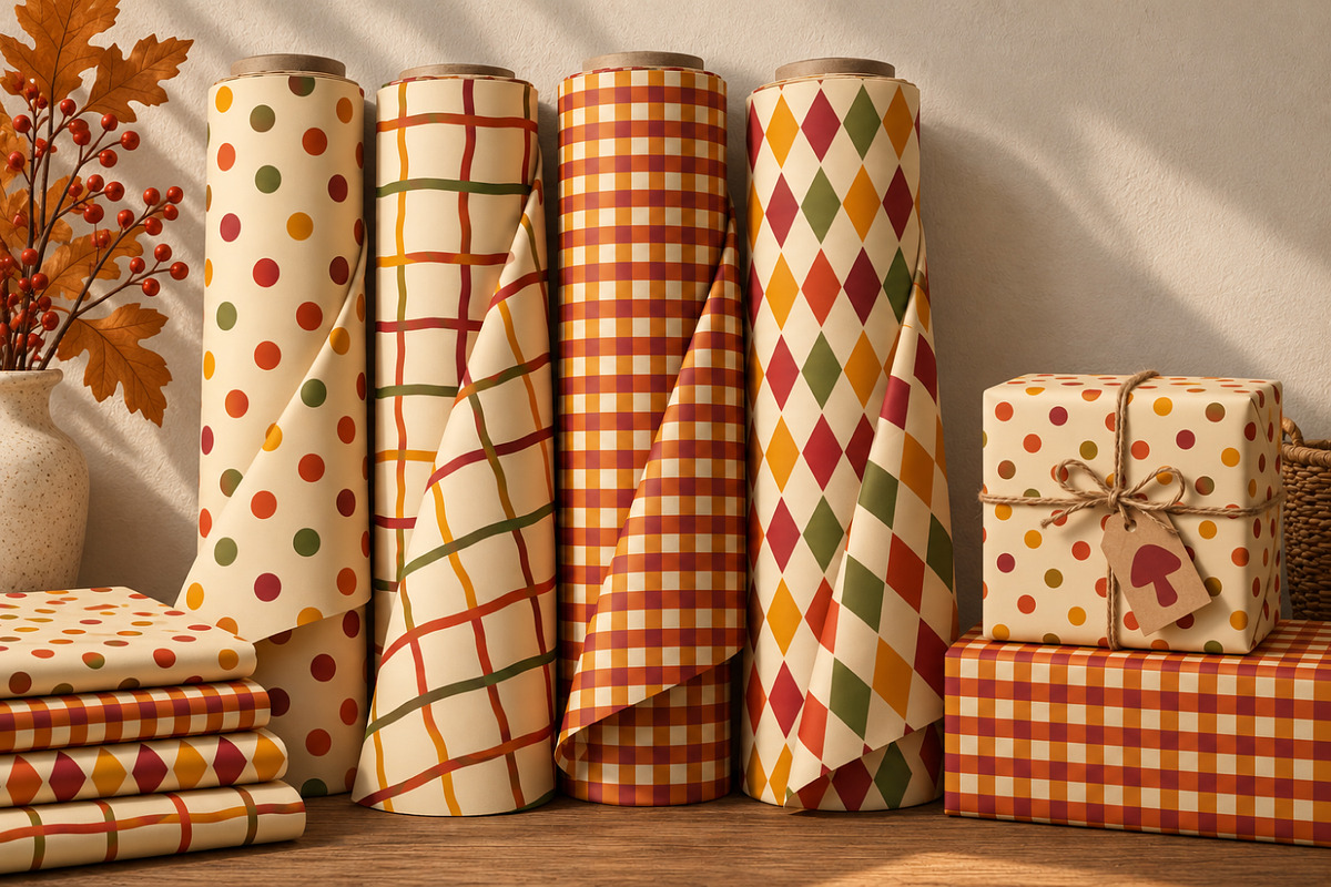 Autumn Patterns, Elements & Frames, a Pattern Graphic by Le.nart (Photo 8 of 9)