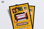 90's Music Party Flyer, a Flyer Template by Siska Arista (Thumbnail 1 of 2)