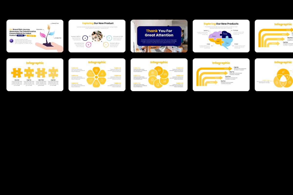 Brand Creative Powerpoint, a Presentation Template by Hammad Arif (Photo 3 of 3)