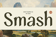 CS Smash – Classic Font, a Sans Serif Font by Craft Supply Co. (Thumbnail 1 of 8)