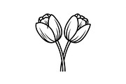 Minimalist Tulip Line, an Object Graphic by Designer_Momina (Thumbnail 3 of 5)